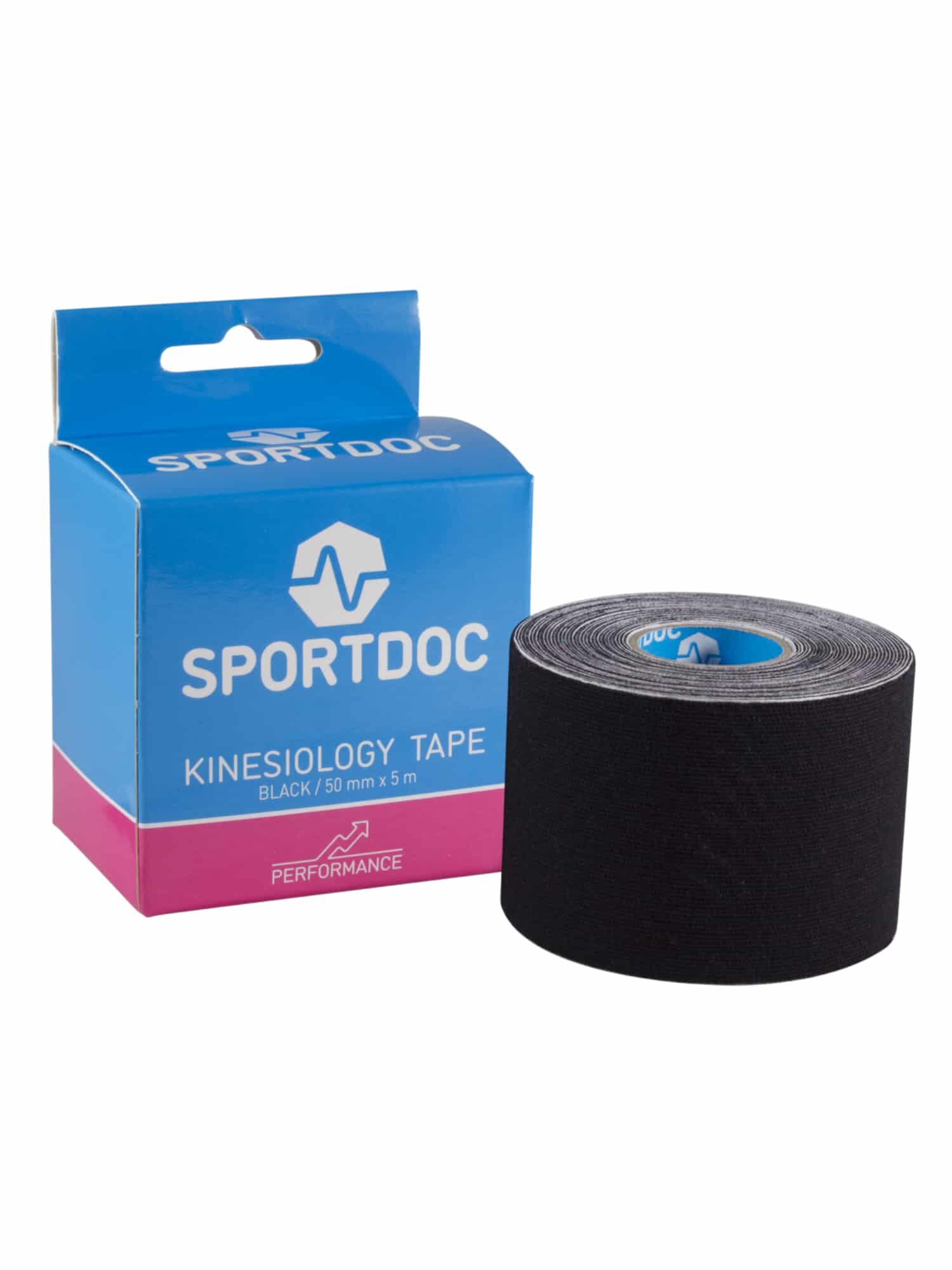 Sportdoc Kinesiologitape Sort 5 cm