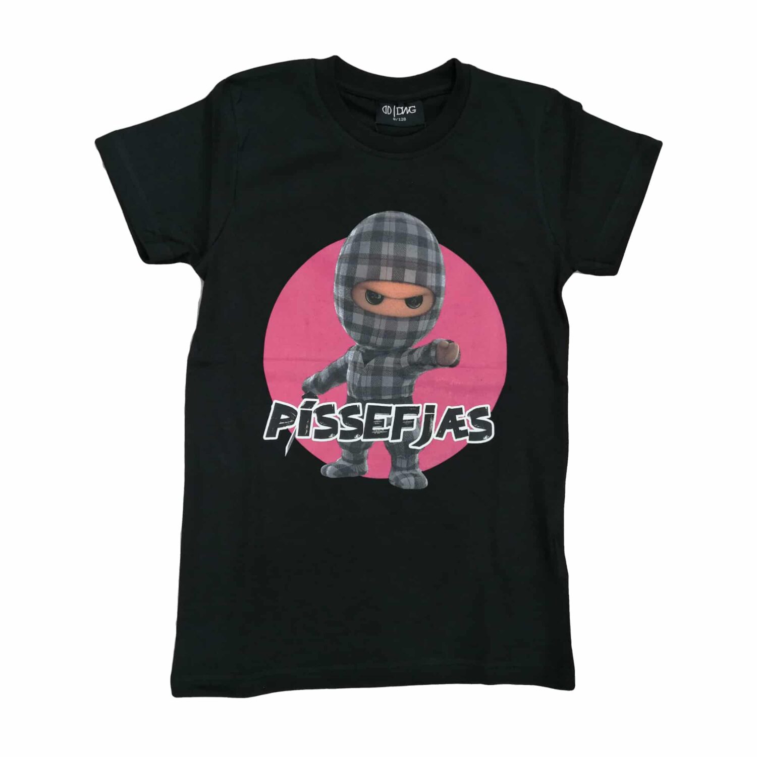 D-XEL Ternet Ninja T-shirt Pissefjæs Sort