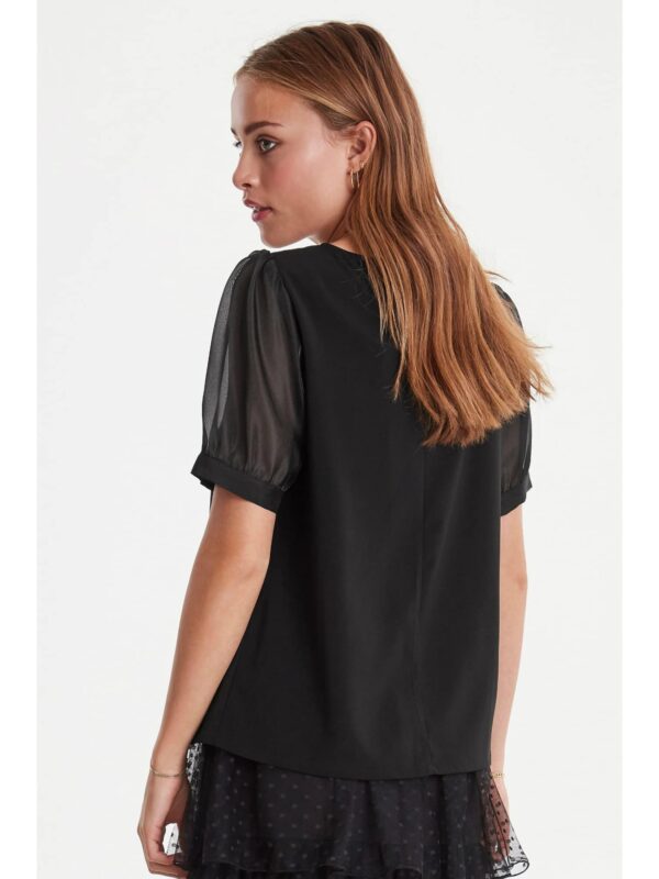 ICHI IXLUI SS Blouse Black