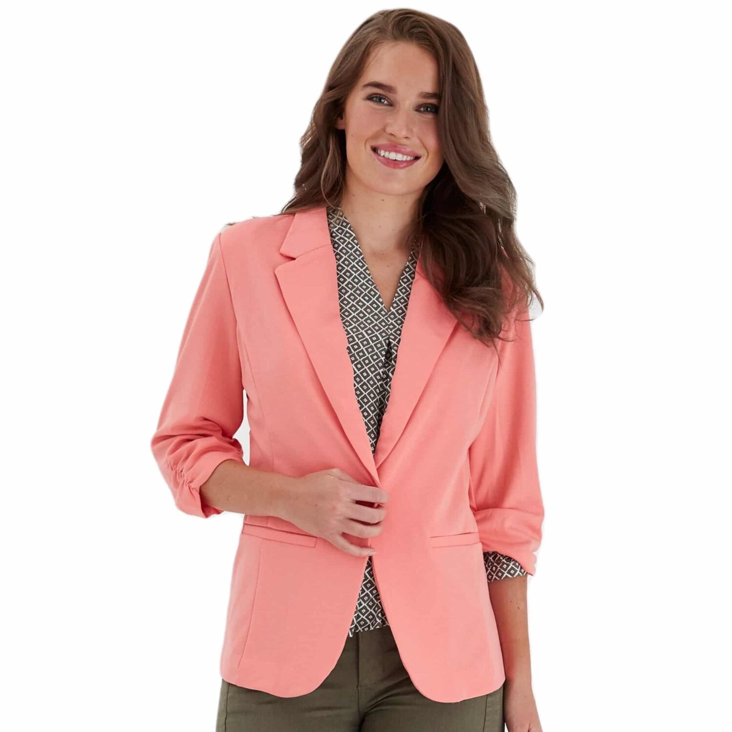 Fransa Zablazer 1 Blazer Shell Pink