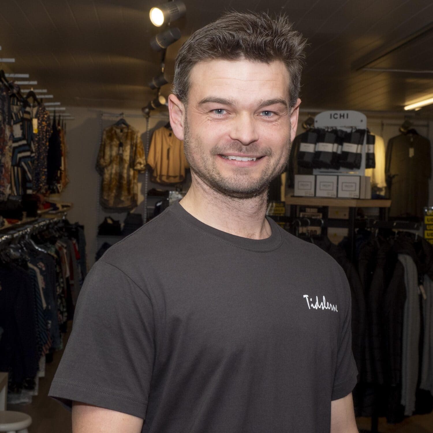 Tidslerne herre t-shirt (dark grey)