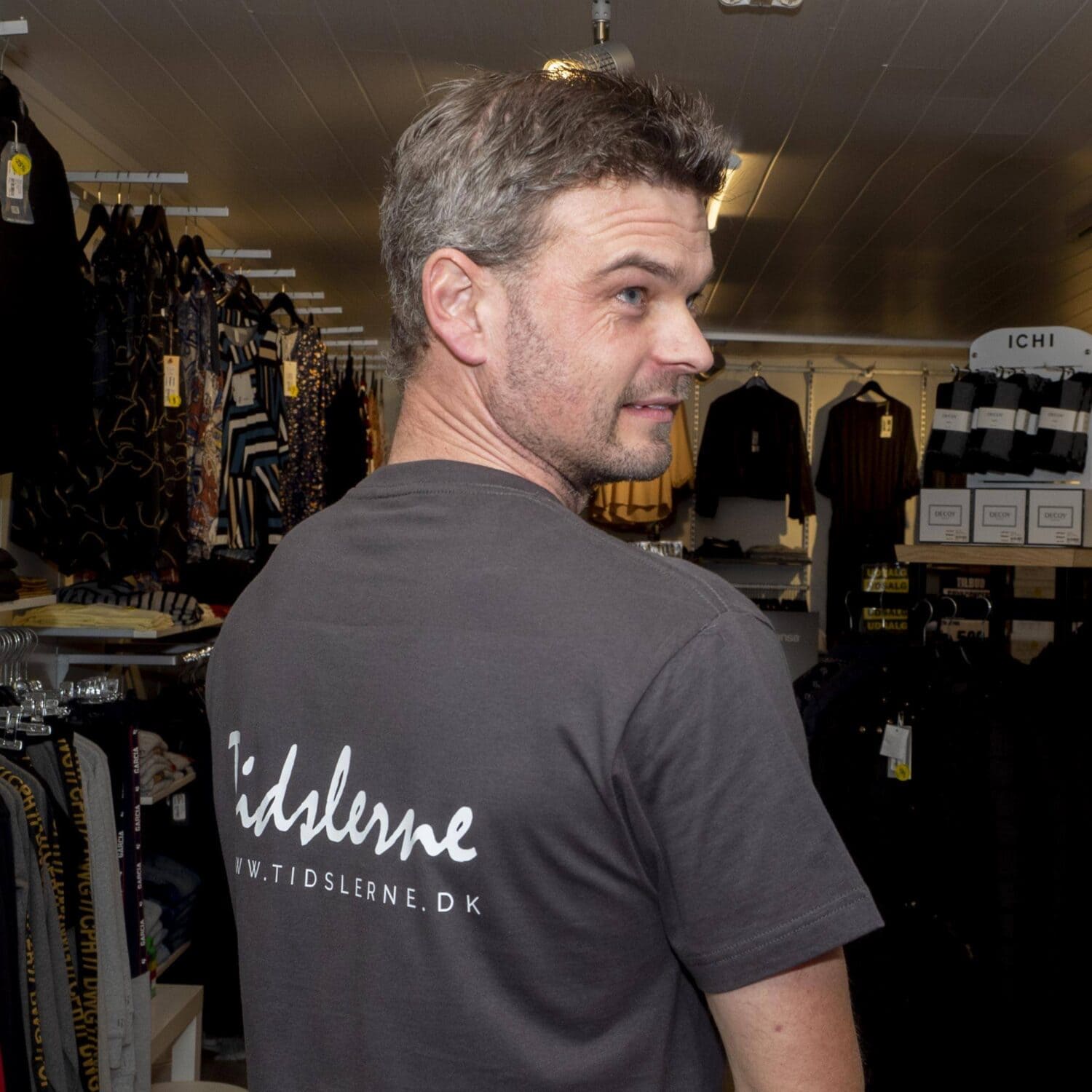 Tidslerne herre t-shirt (dark grey)