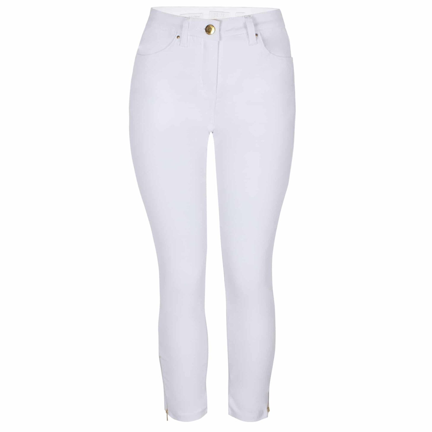 ZE-ZE Nordic SANNE 348 Super Stretch Twill Pants Hvid