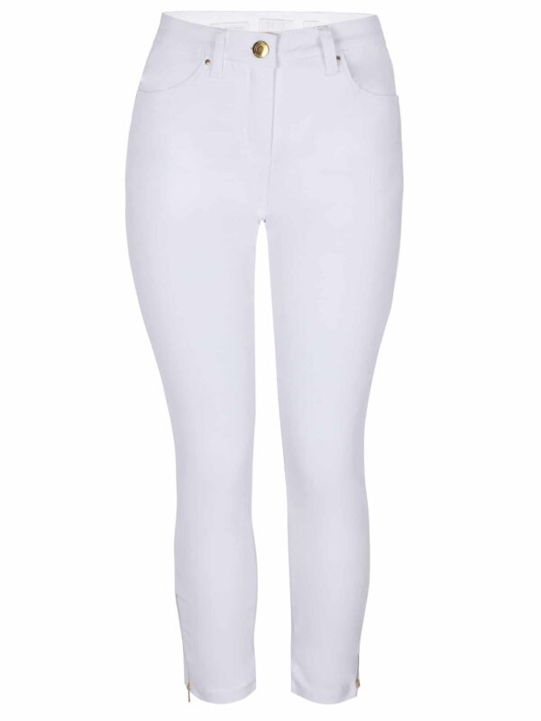 ZE-ZE Nordic SANNE 348 Super Stretch Twill Pants Hvid
