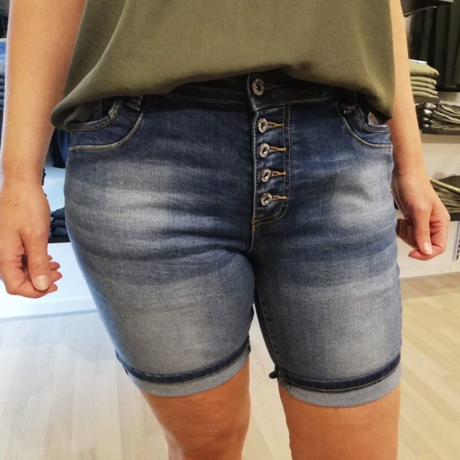 MAPP Patti Denim Shorts Used Wash