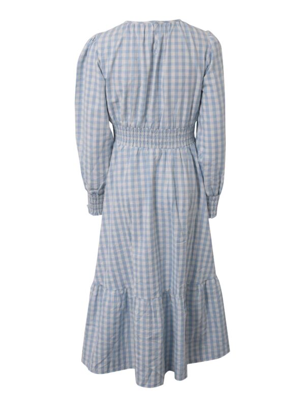 Hound Pige Kjole Ternet Lyseblå