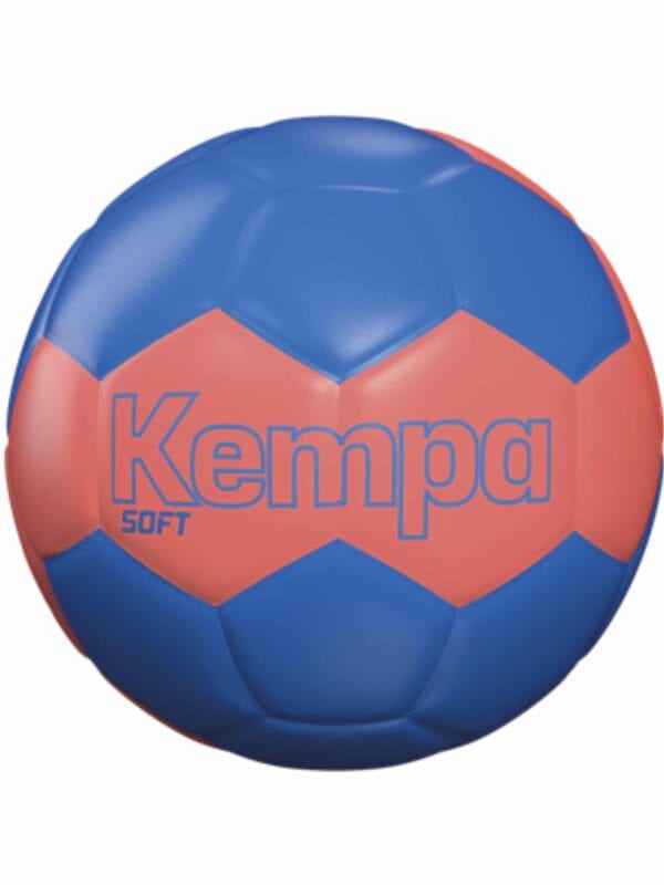 Kempa Soft Håndbold Leo Fluo Red-Kempa Blue