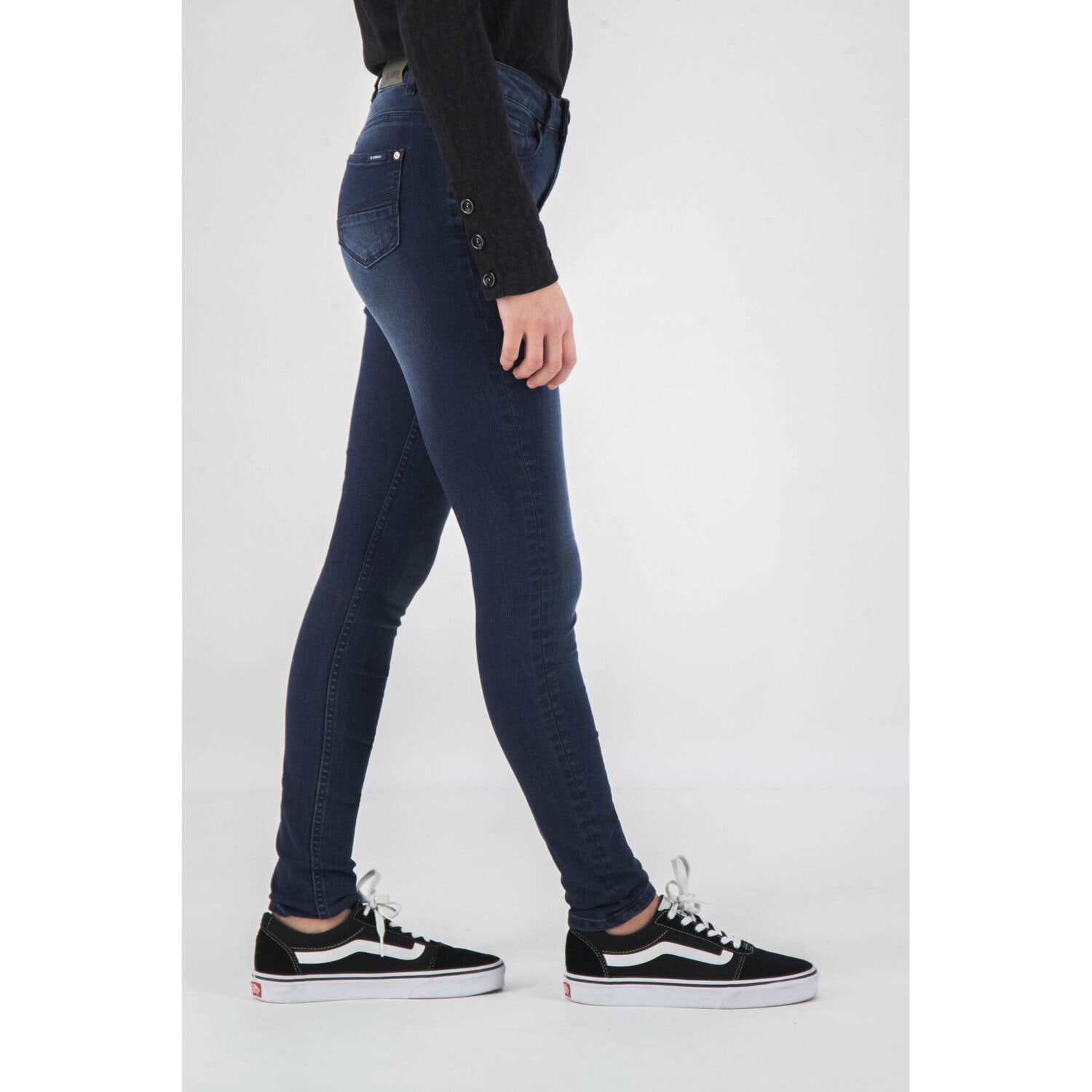 Garcia Pige Rianna Superslim Jeans Flow Denim - Dark Used