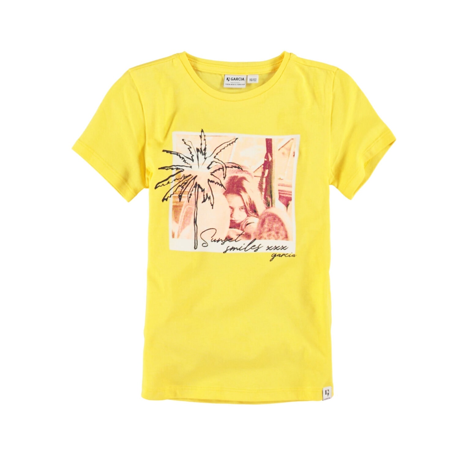 Garcia Pige T-shirt P04401 Fire Yellow
