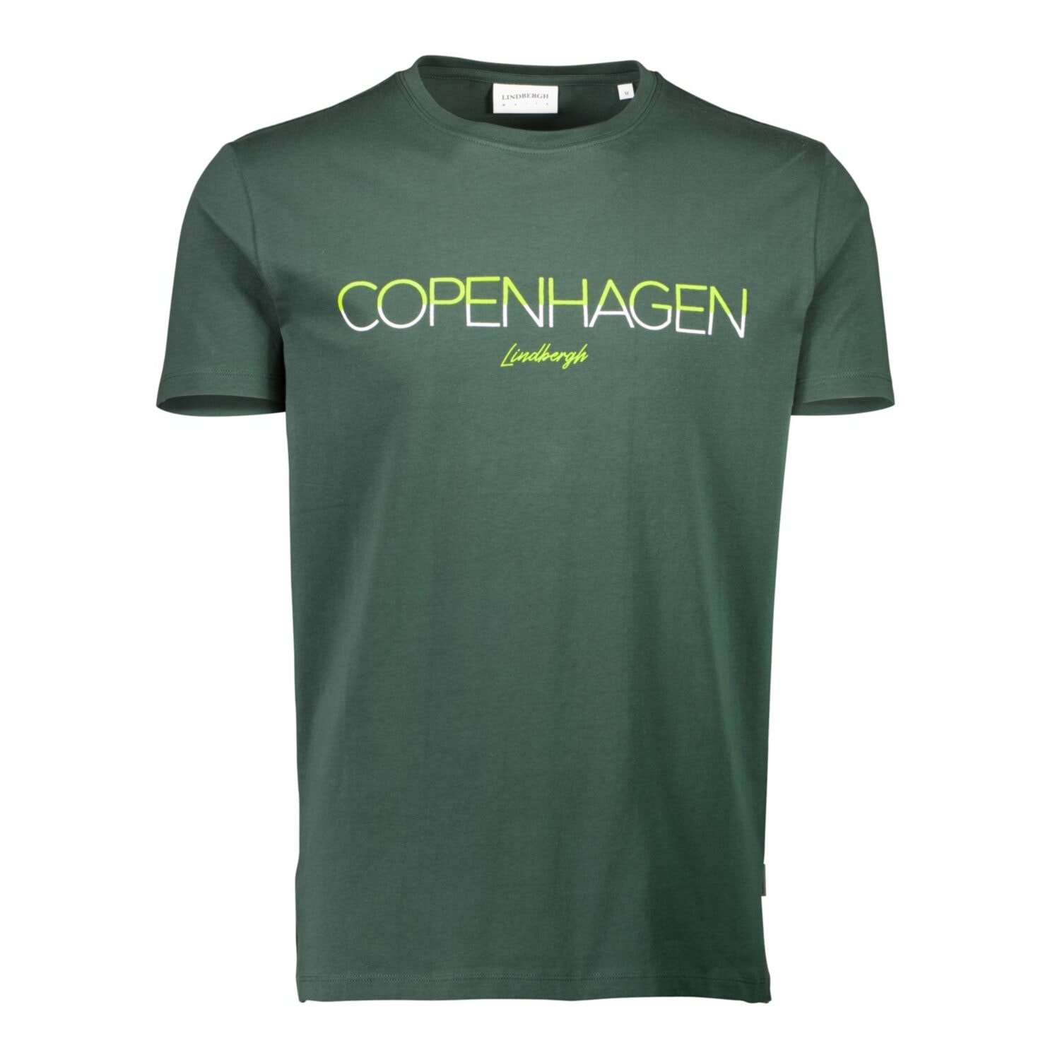 Lindbergh White Copenhagen T-shirt Green