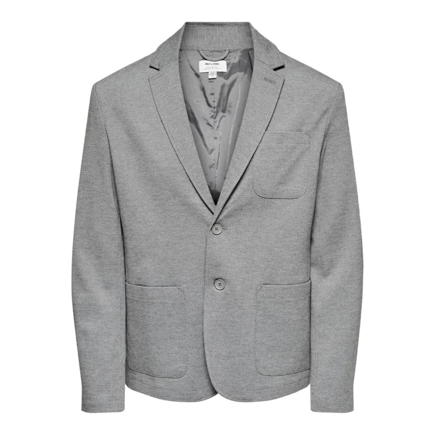 Only & Sons Mark Performance Blazer Lysegrå