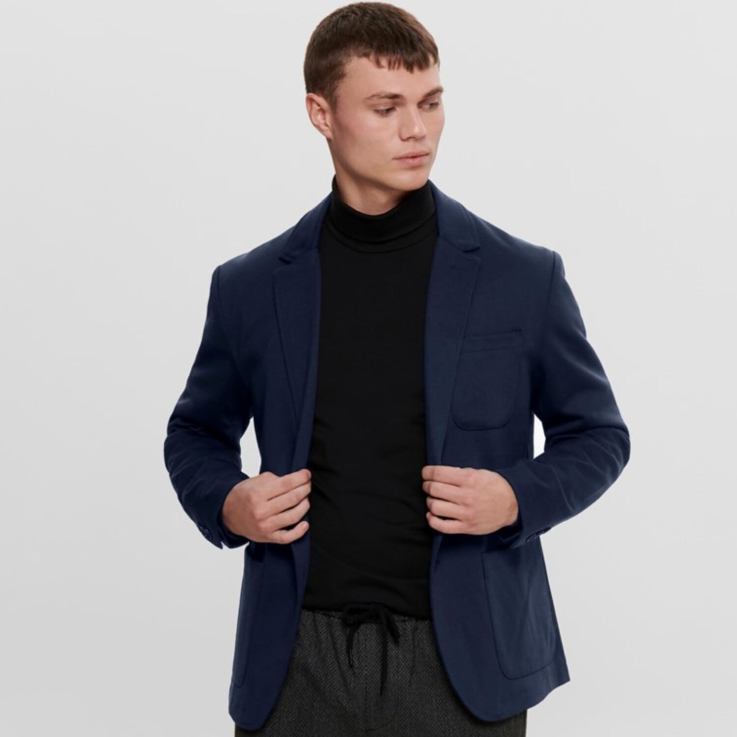 Only & Sons Mark Performance Blazer Navy