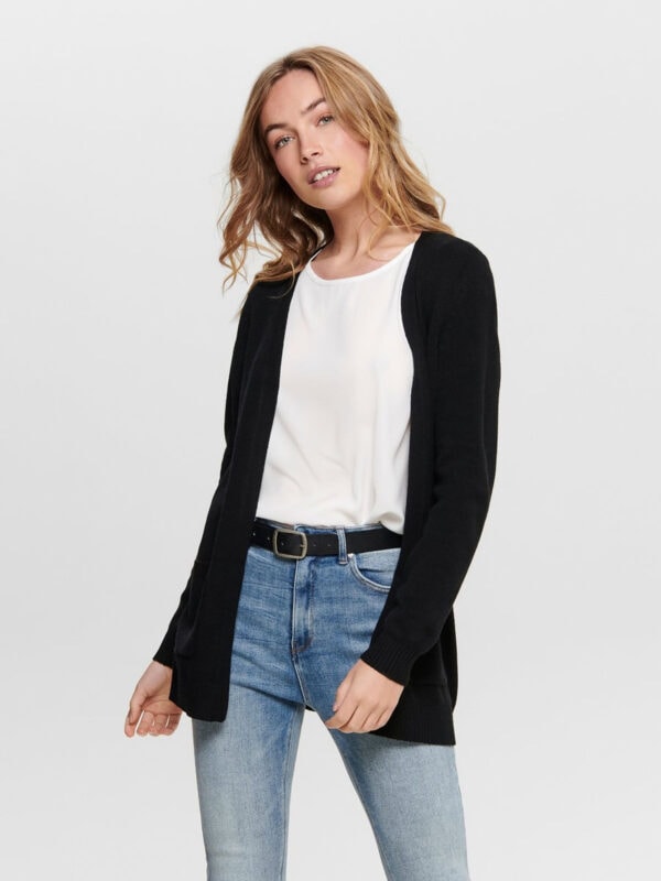 Only Lesly Open Cardigan Black