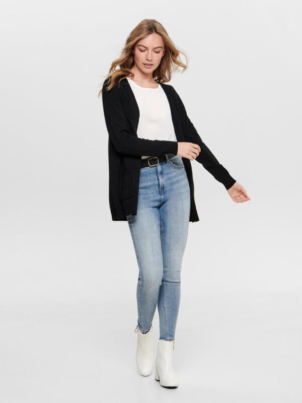 Only Lesly Open Cardigan Black