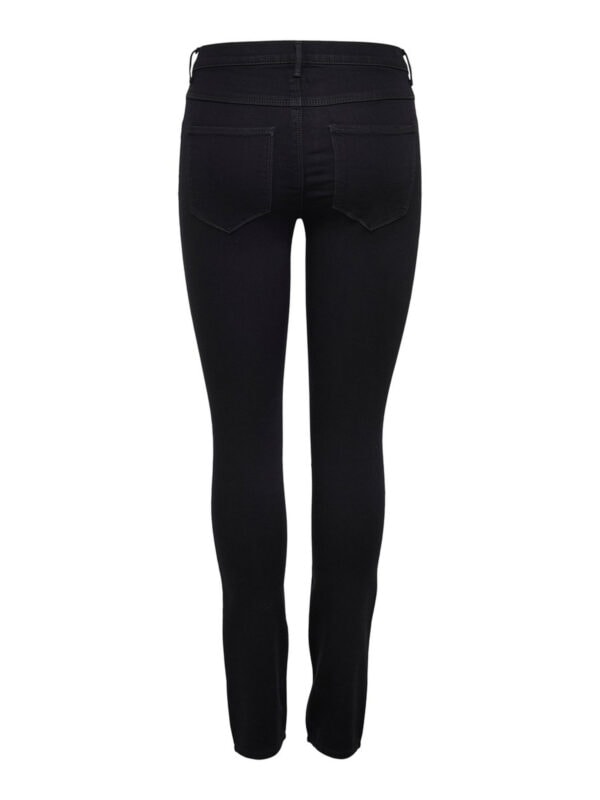 Only ONLRAIN REG SKINNY FIT JEANS Black Denim