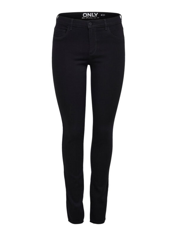 Only ONLRAIN REG SKINNY FIT JEANS Black Denim