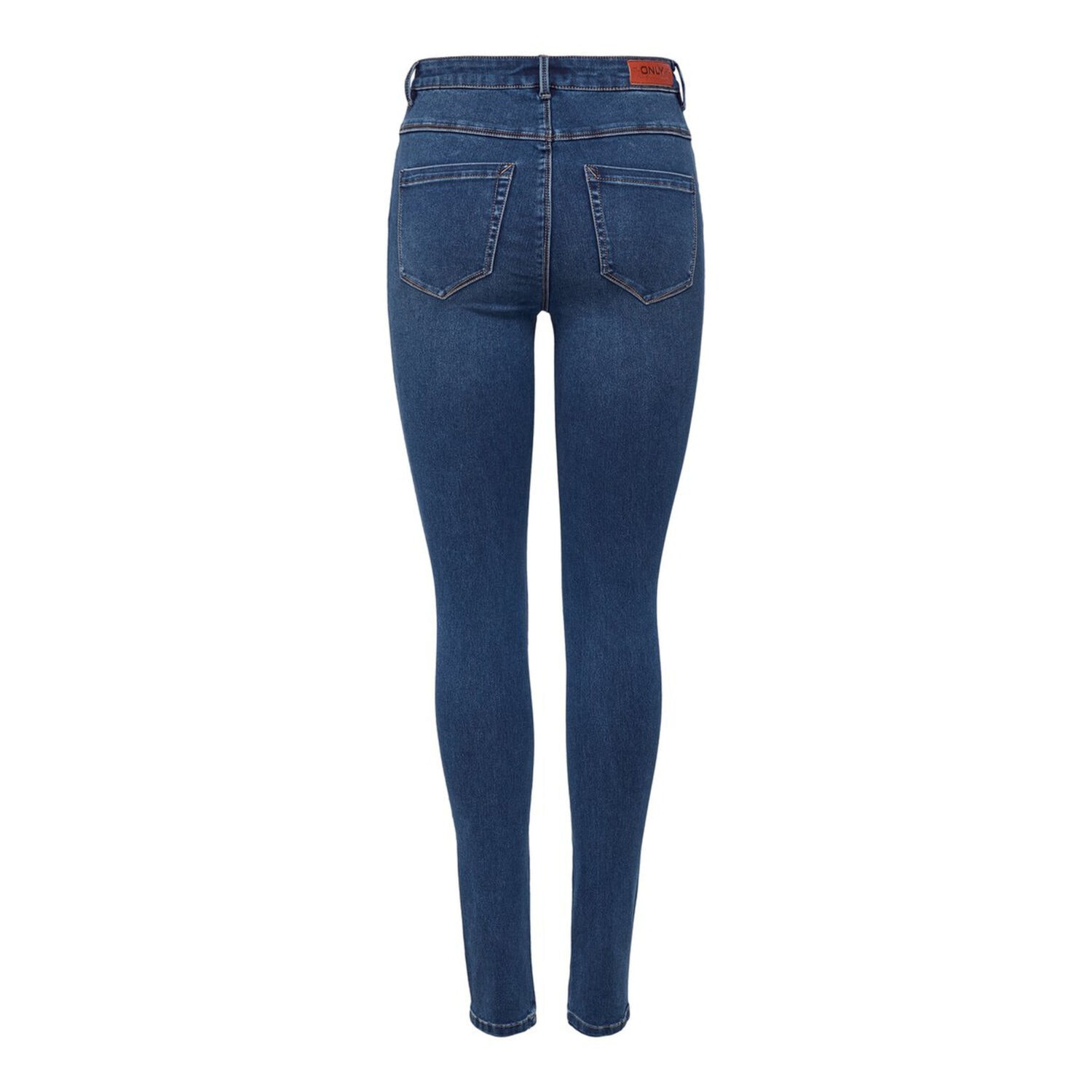 Only Royal Life High Skinny Jeans Dark Blue Denim