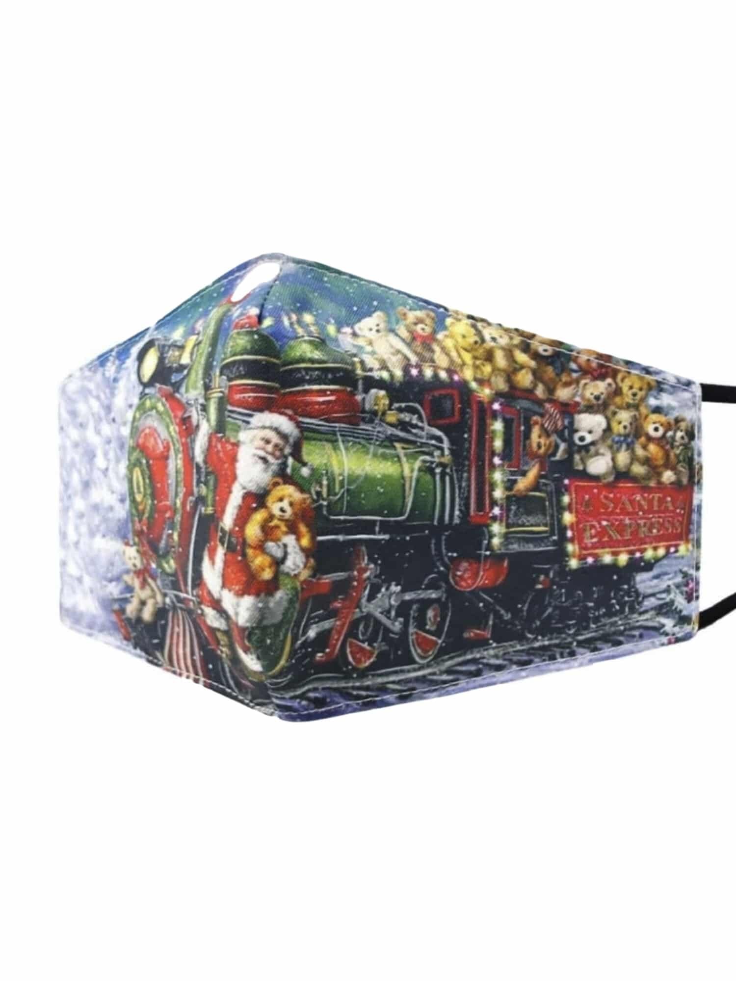 Classic Mask Mundbind Christmas Train