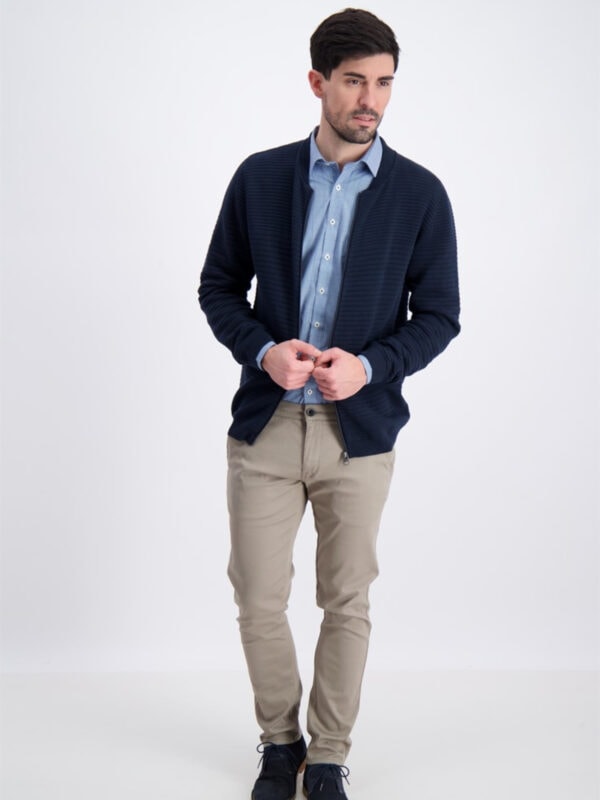 Jack's Sportswear Intl. Cardigan 3-82220 Navy