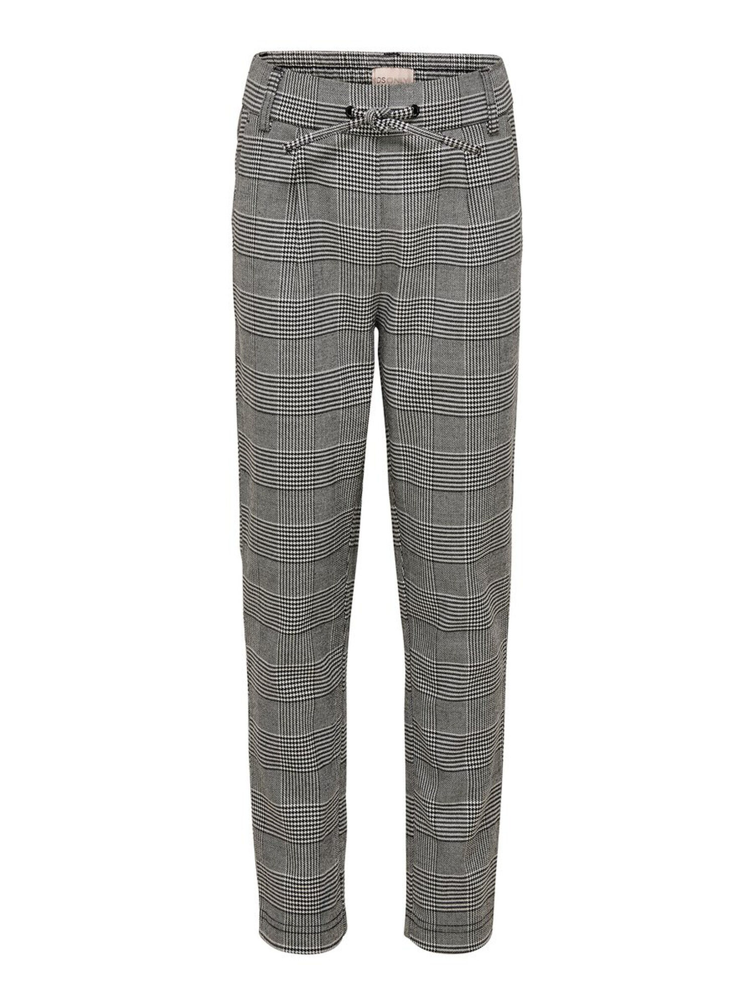 Kids Only Poptrash Soft Check Pant Medium Grey