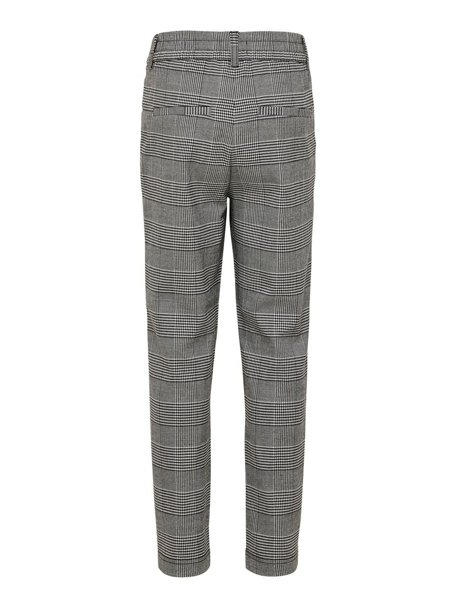 Kids Only Poptrash Soft Check Pant Medium Grey