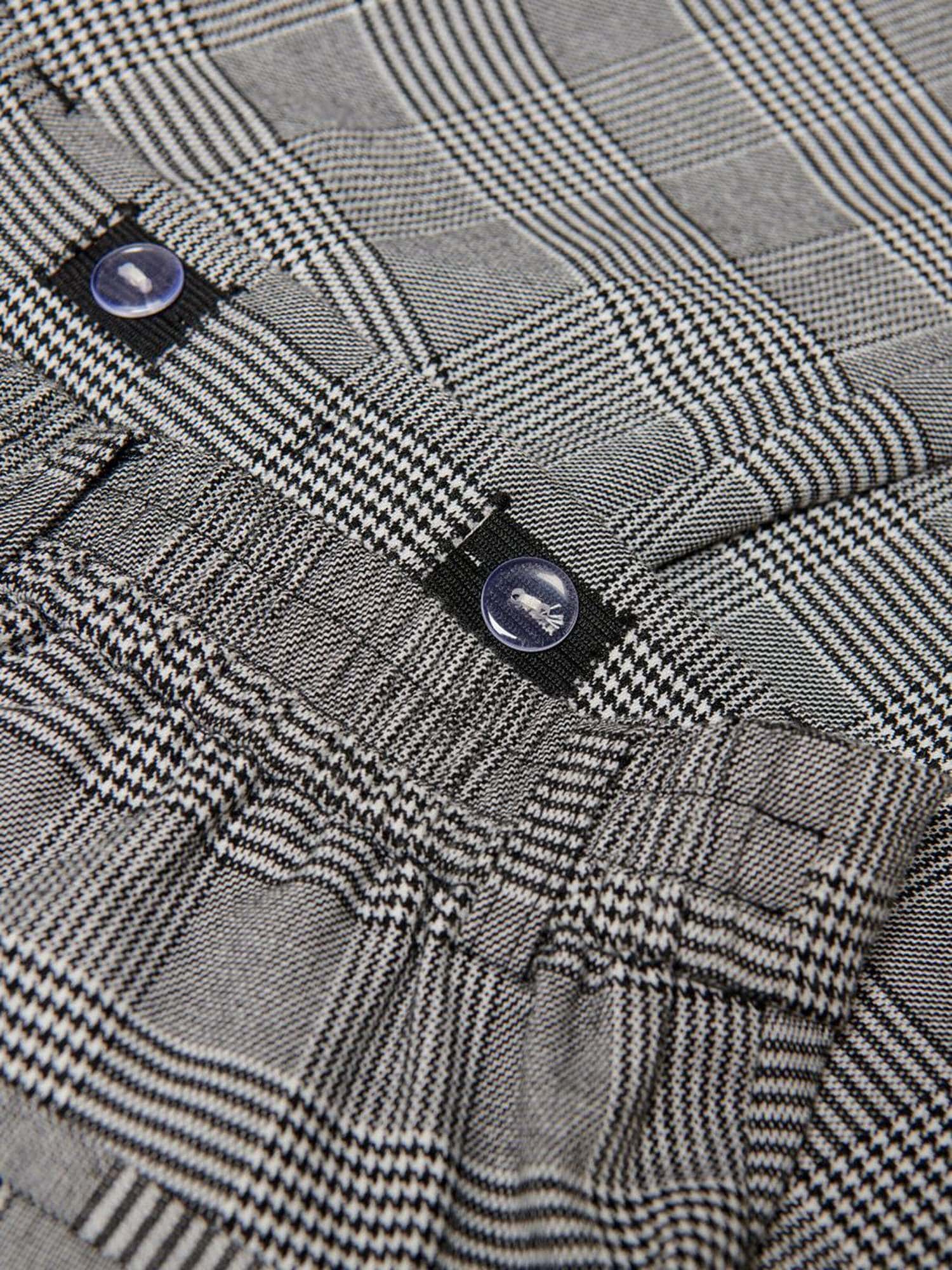Kids Only Poptrash Soft Check Pant Medium Grey