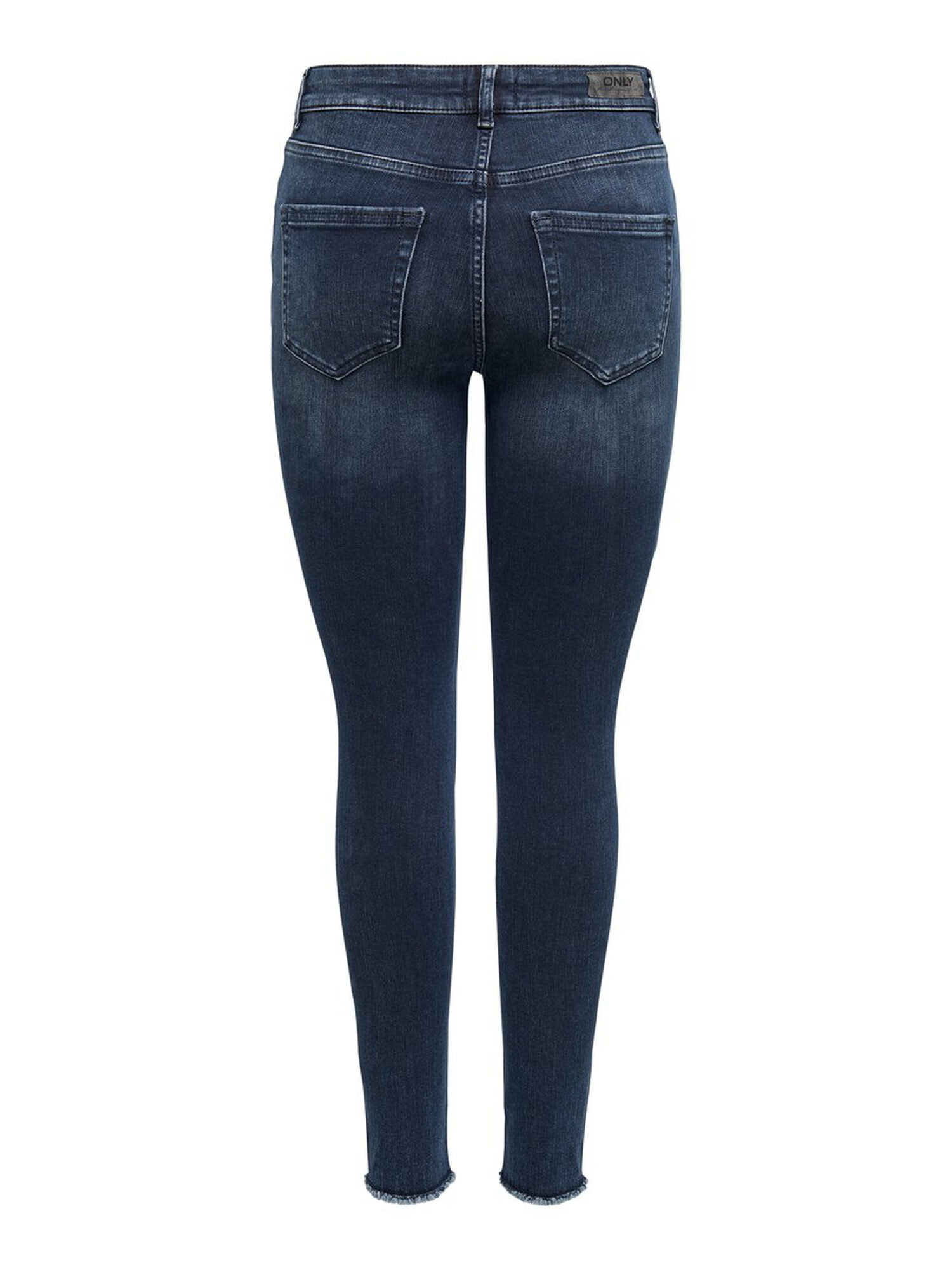 Only Blush Life Ankle Skinny Jeans Blue Black Denim