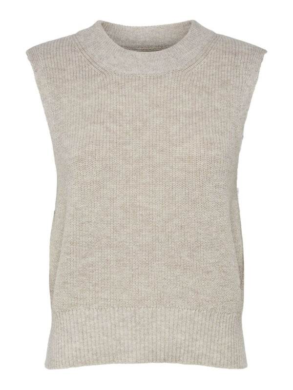 Only Paris Life Vest Knit Pumice Stone