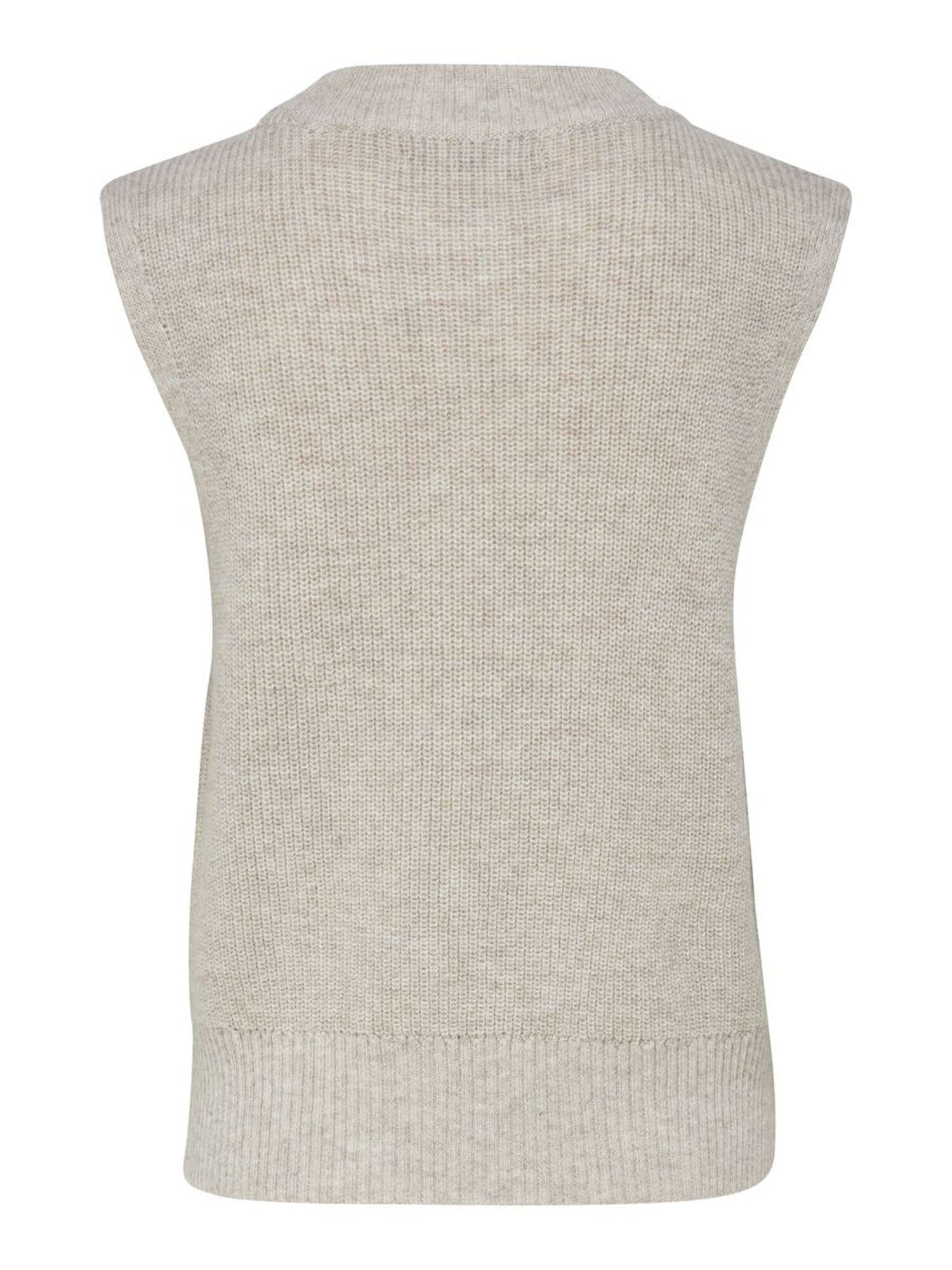 Only Paris Life Vest Knit Pumice Stone