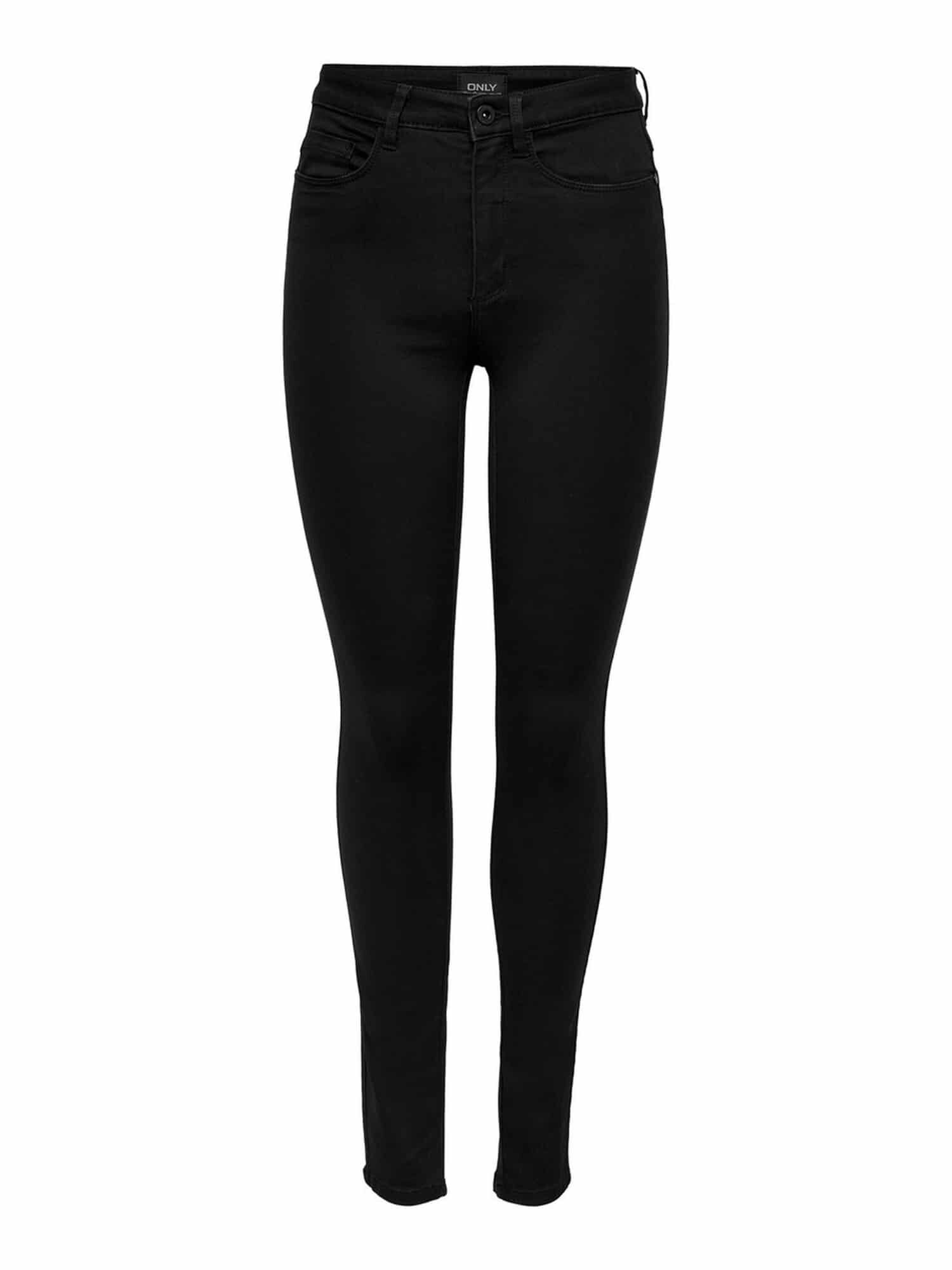 Only Royal Life High Skinny Jeans Black