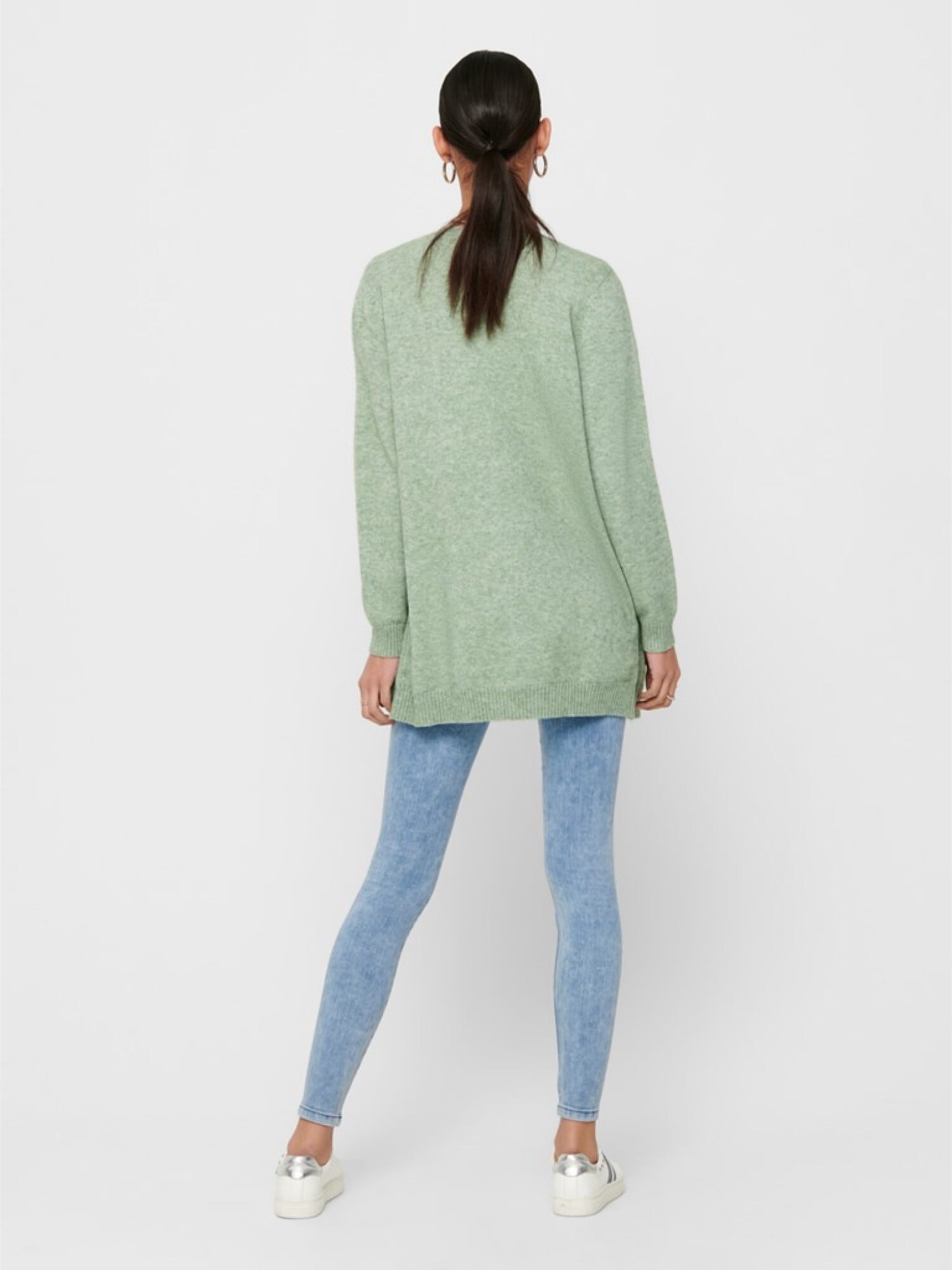 Only Lesly Open Cardigan Basil W. MELANGE