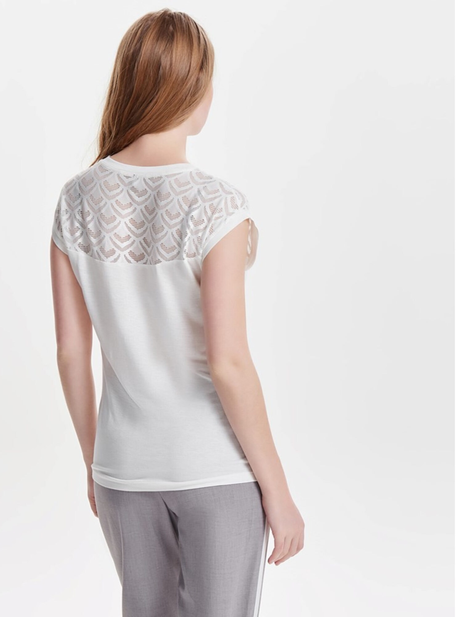 Only Nicole Life Mix Top White