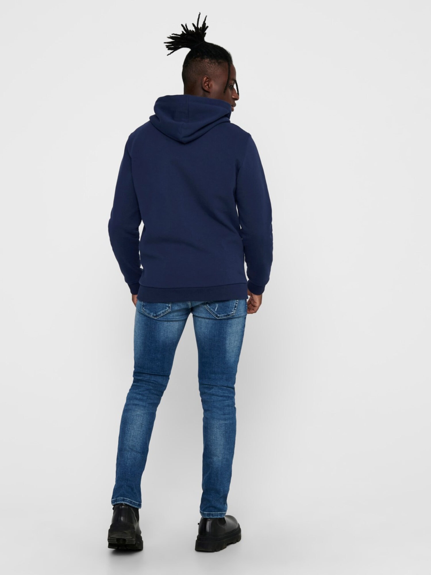 Only & Sons Ceres Life Zip Hoodie Sweat Dress Blues