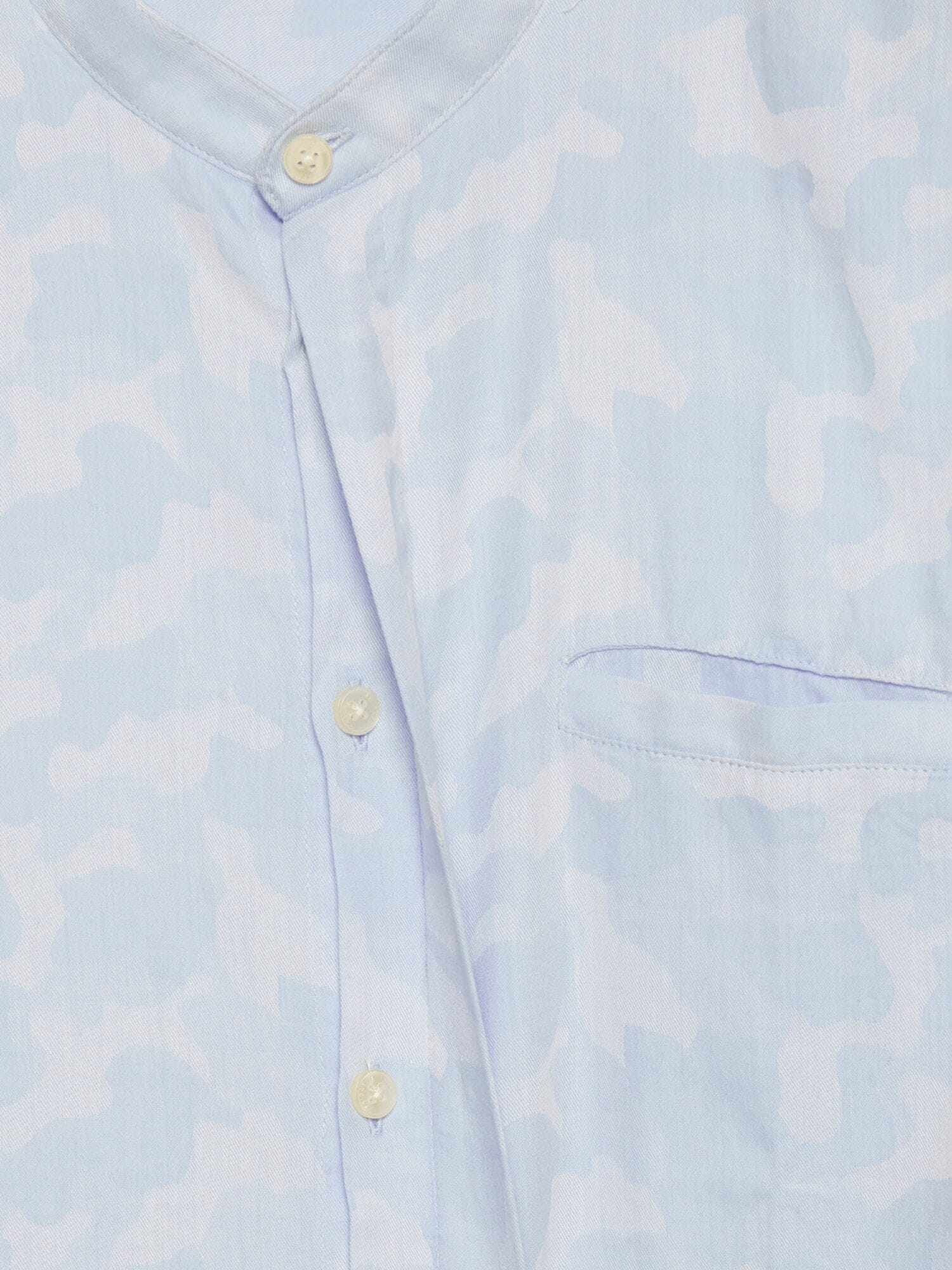 Casual Friday Anton CC Camo Skjorte Chambray Blue