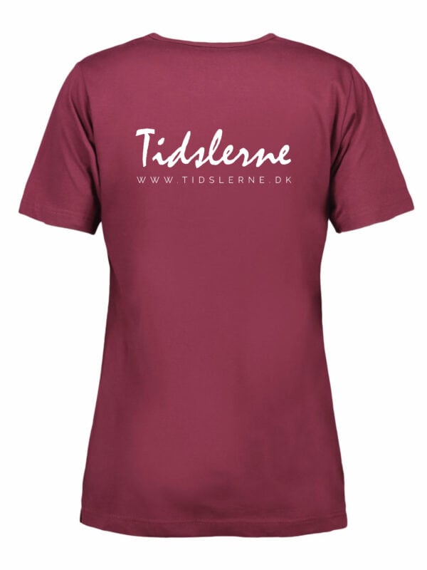 Tidslerne Dame T-shirt Bordeaux