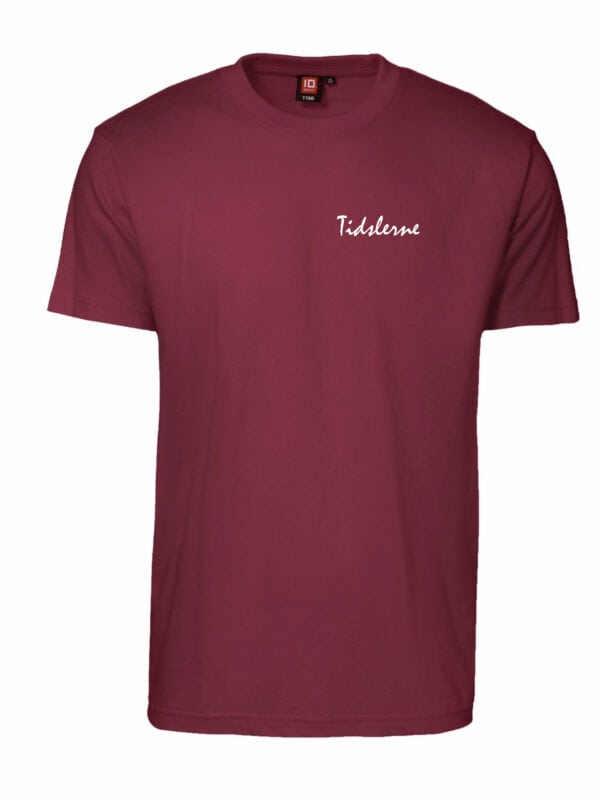 Tidslerne Herre T-shirt Bordeaux