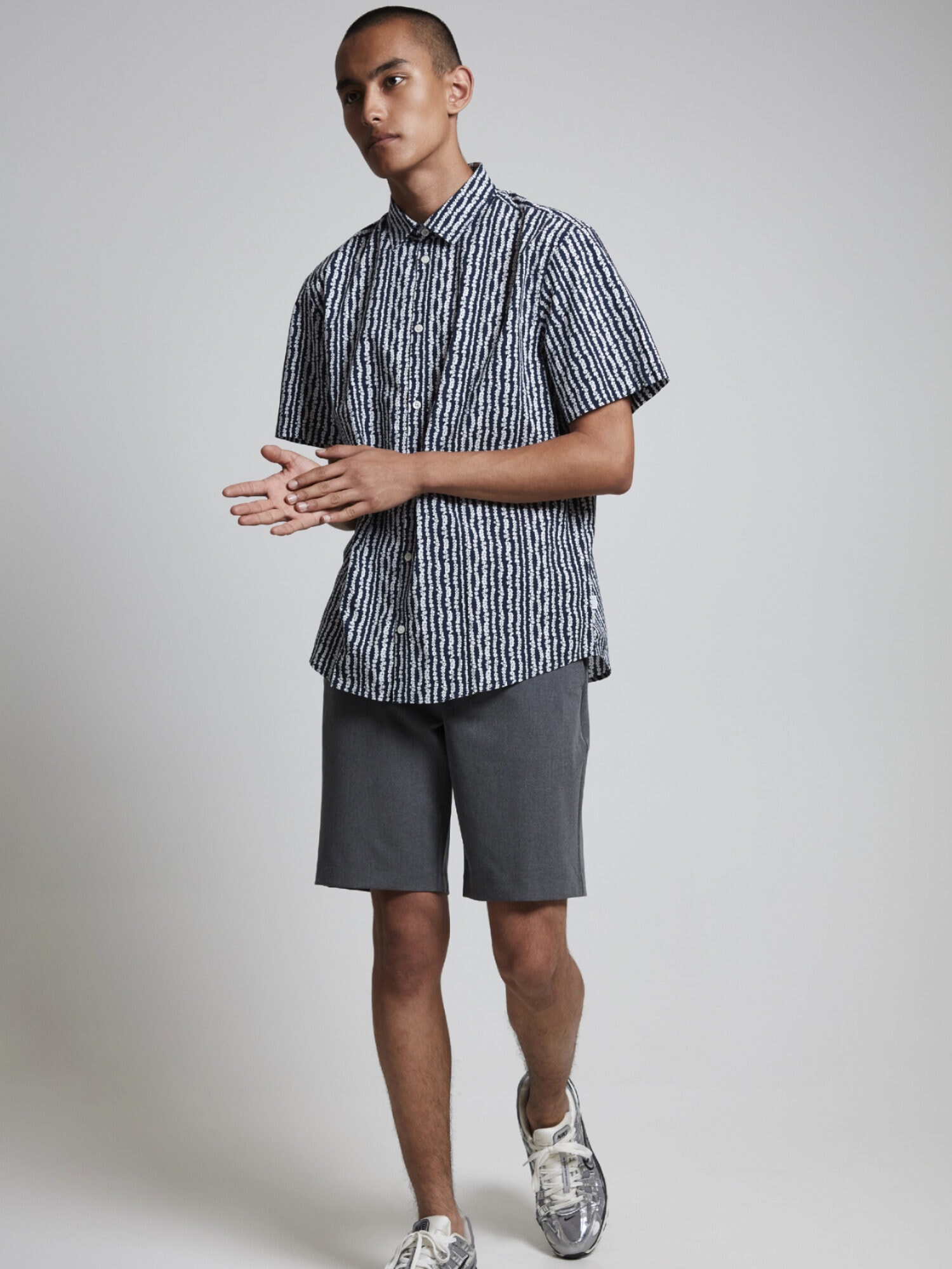 Casual Friday Philip Shorts Pewter Mix