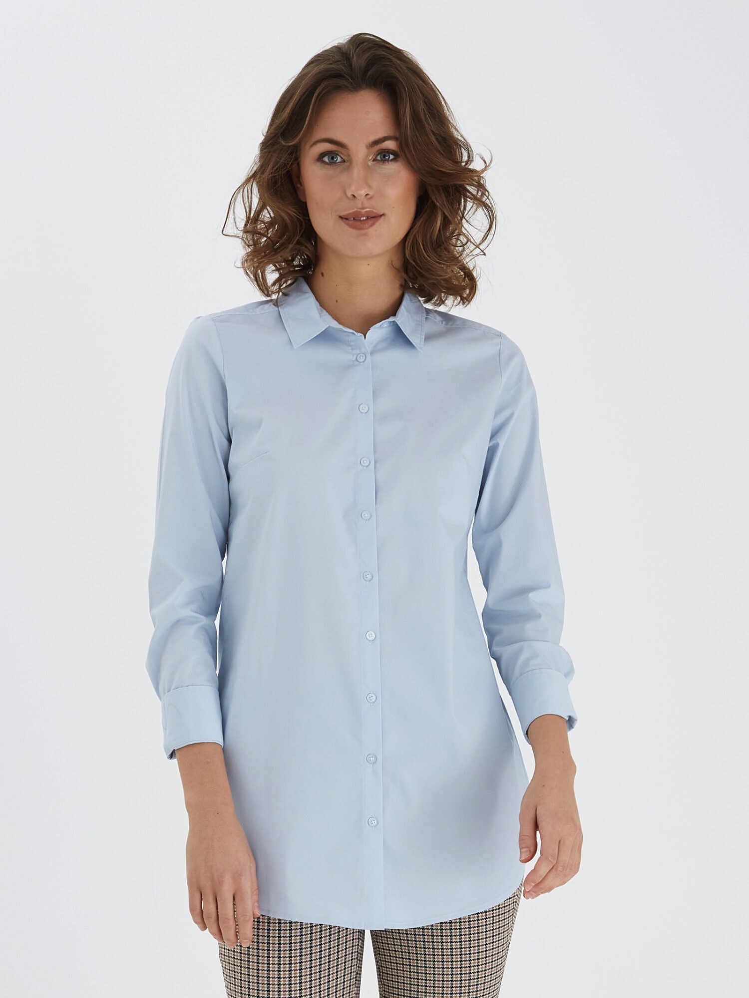 Fransa FRZASHIRT Tøjkurven Cashmere - Blue Skjorte 6