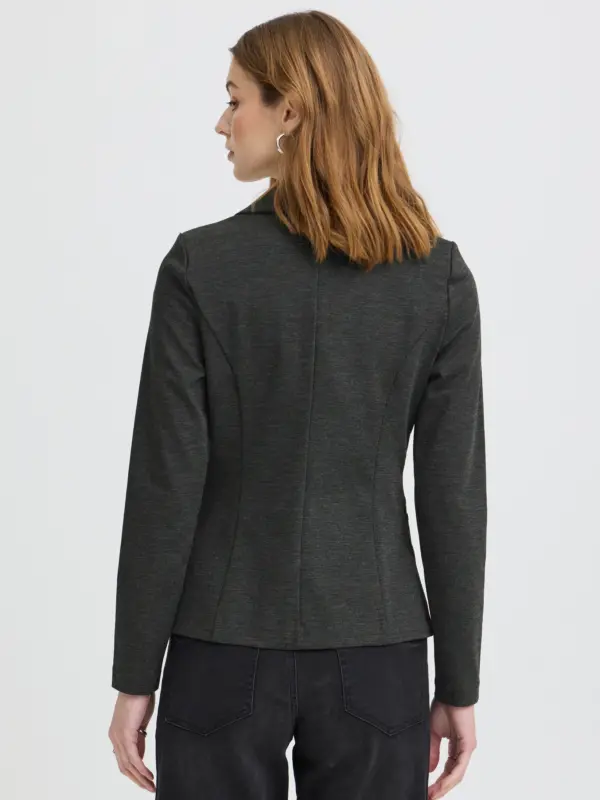 ICHI Kate Blazer Dark Grey Melange