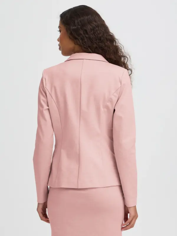 ICHI Kate Blazer Rose Smoke Melange