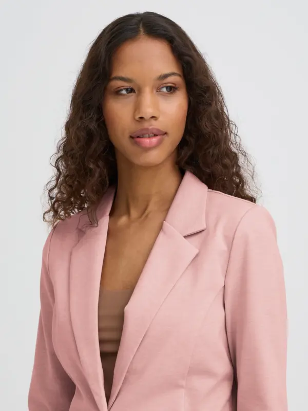 ICHI Kate Blazer Rose Smoke Melange