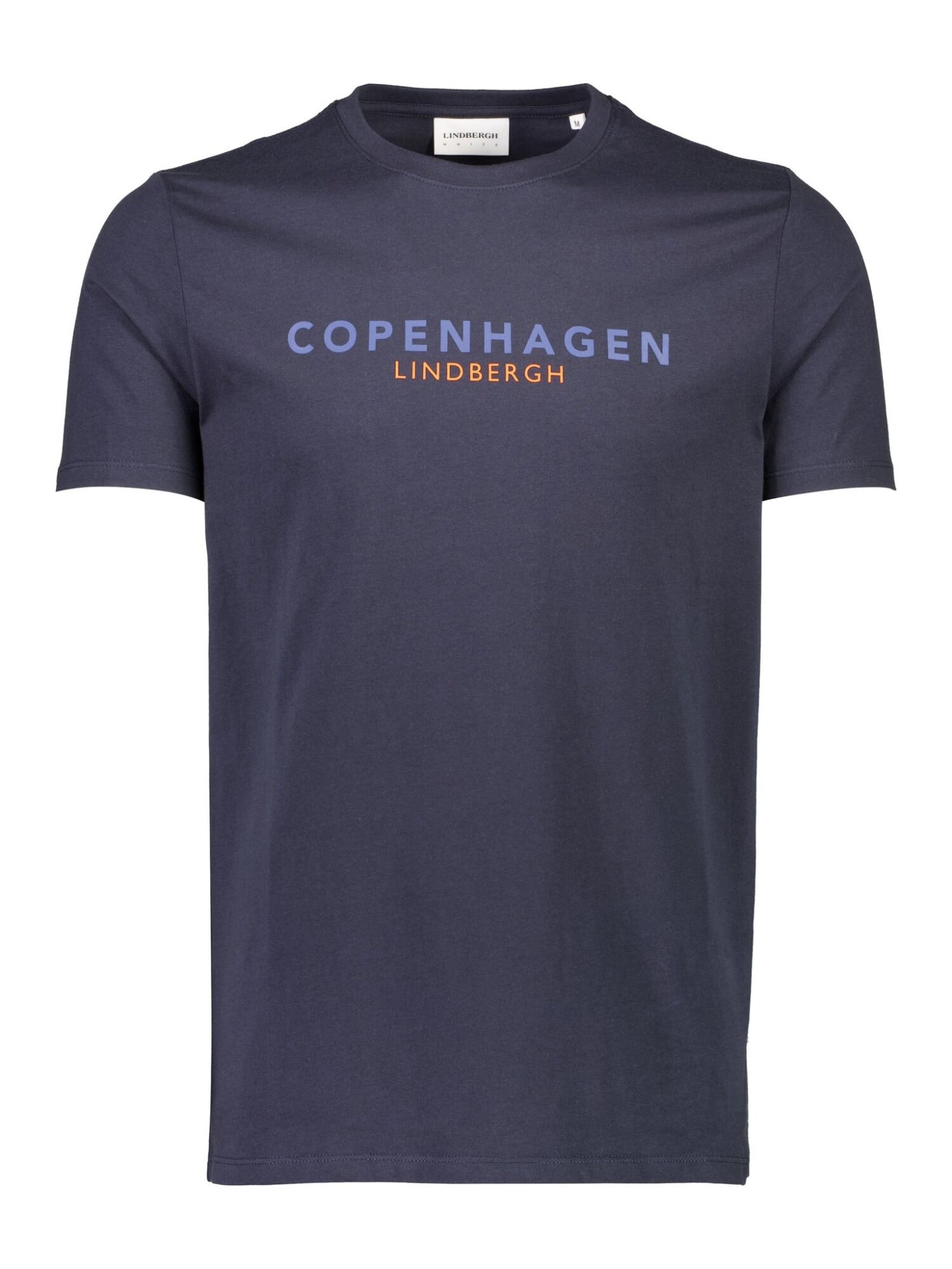Lindbergh White Copenhagen T-shirt Navy