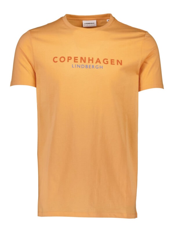 Lindbergh White Copenhagen T-shirt Orange