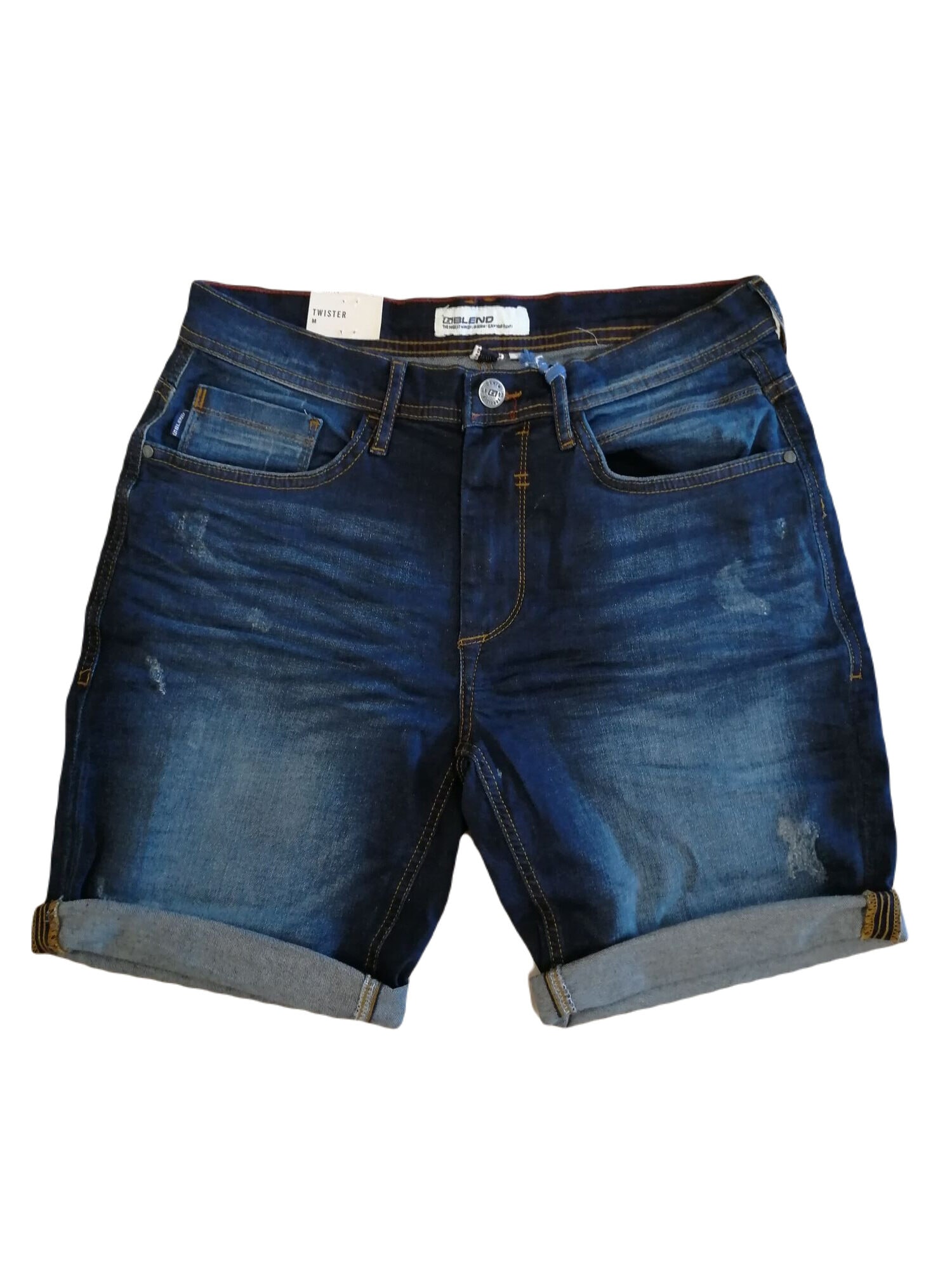 Blend Denim Shorts 20711771 Denim Dark Blue