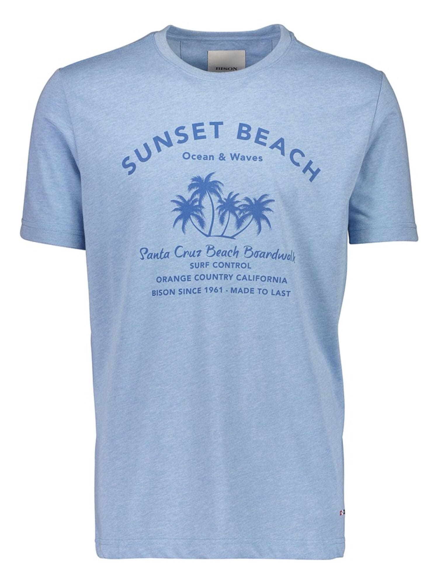 Bison T-shirt 80-400013 Blue