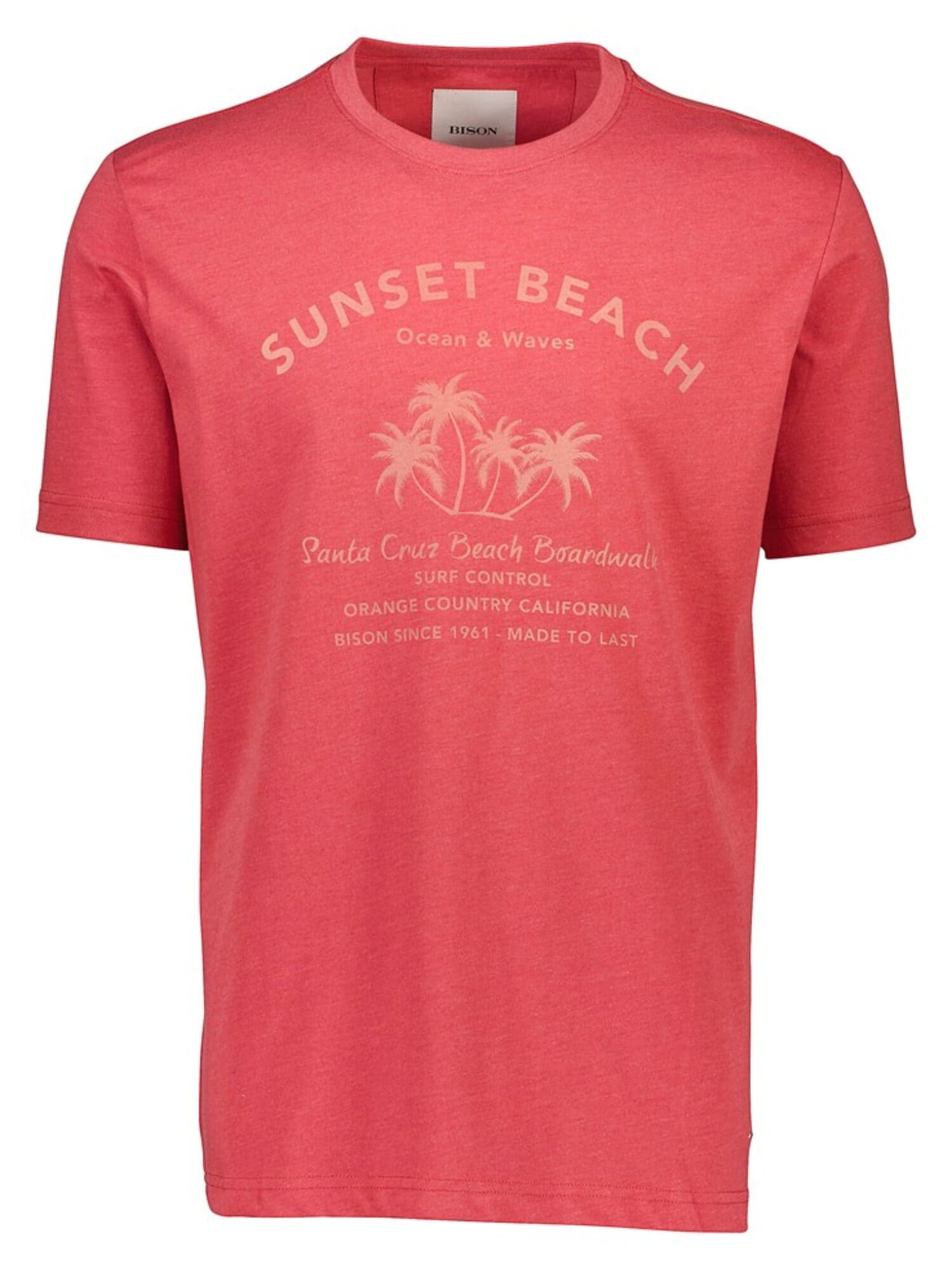 Bison T-shirt 80-400013 Red