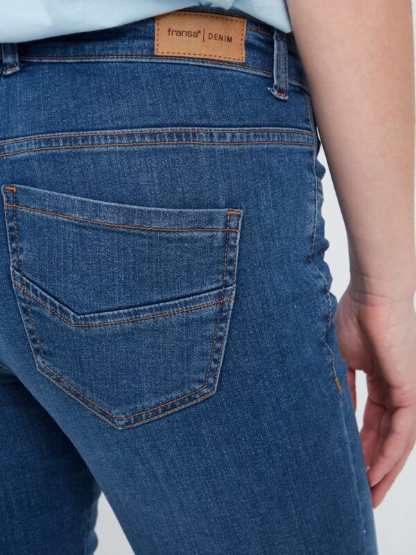 Fransa FRASJEAN 3 Knickers Simple Blue Denim