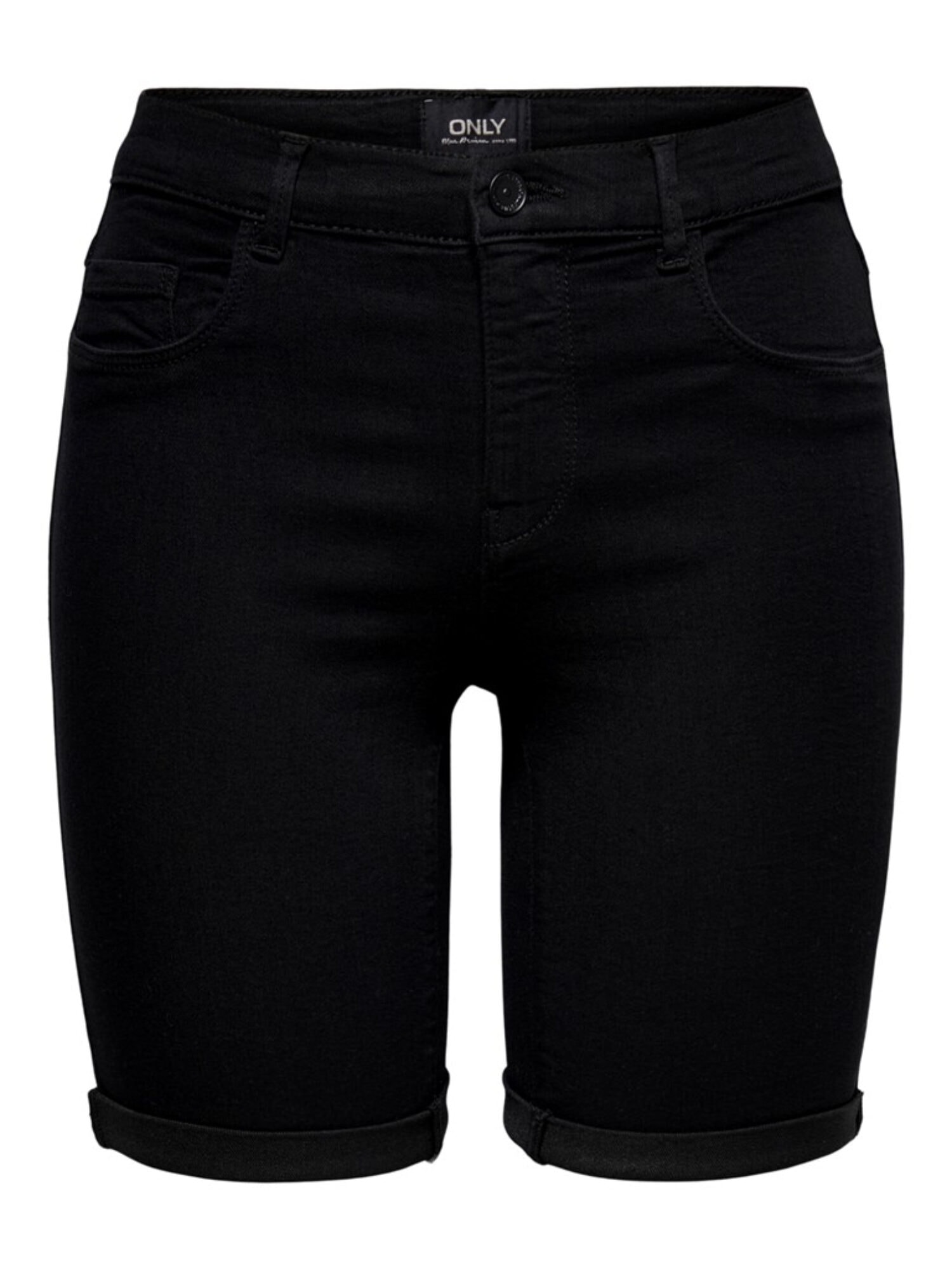 Only ONLRAIN Life Mid Long Shorts Black