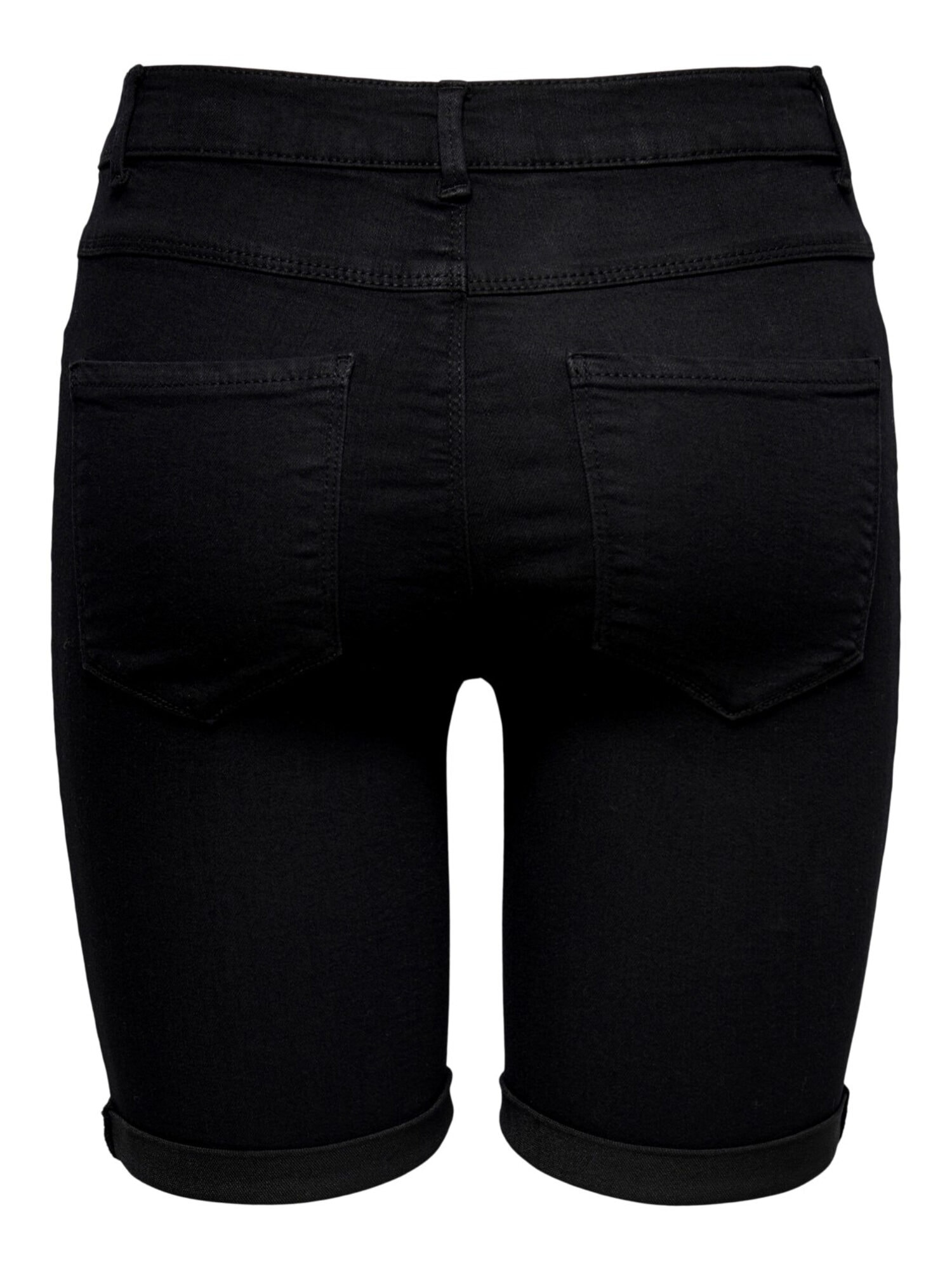 Only ONLRAIN Life Mid Long Shorts Black