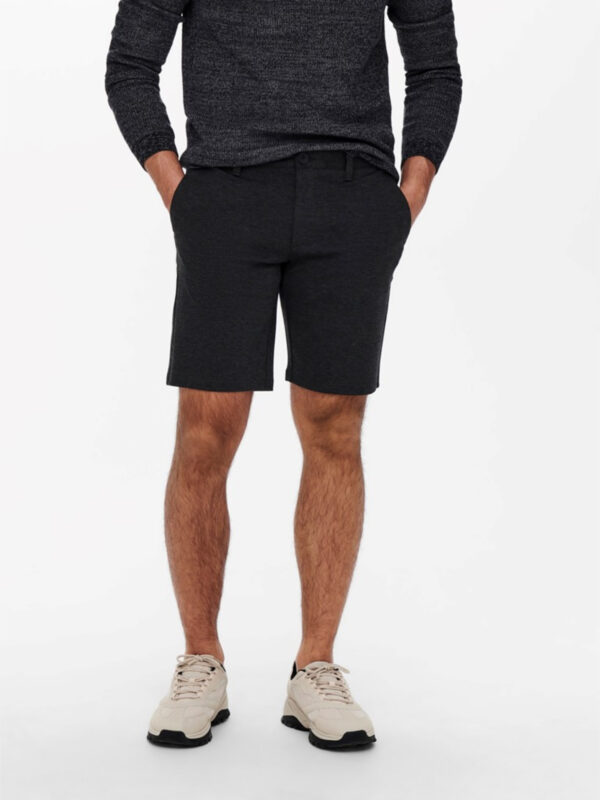 Only & Sons Mark Shorts Dark Grey Melange